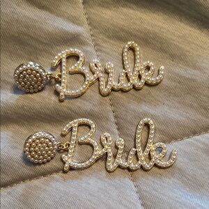 Gold and Pearl 'Bride' Earrings